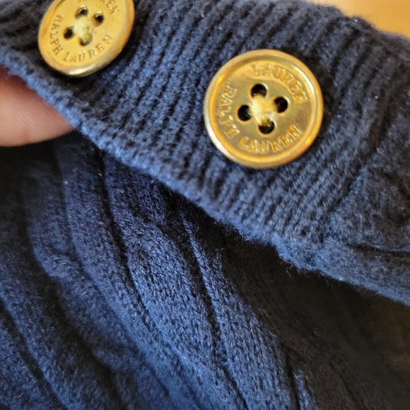 Navy blue RL Navy sweater - Picture 3 of 4